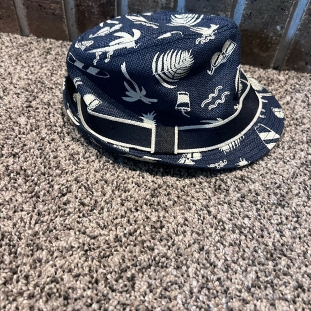 H&M Boys Sun Hat blue Size 4-6‎ Youth